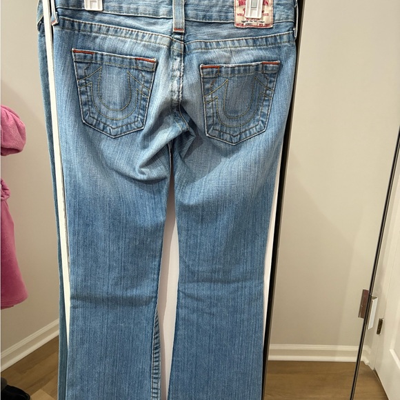 True Religion Blue Flare Jeans - Picture 6 of 8